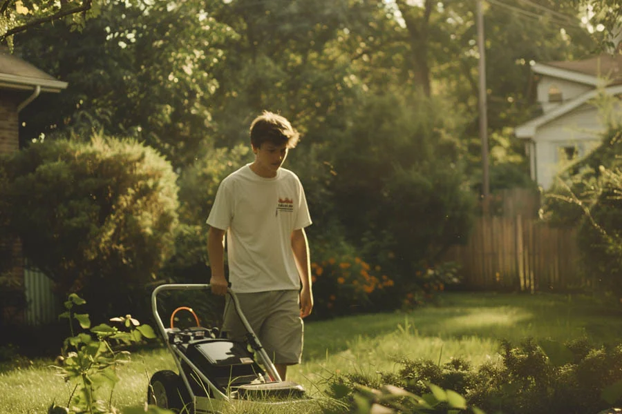 battery self propelled lawn mowers