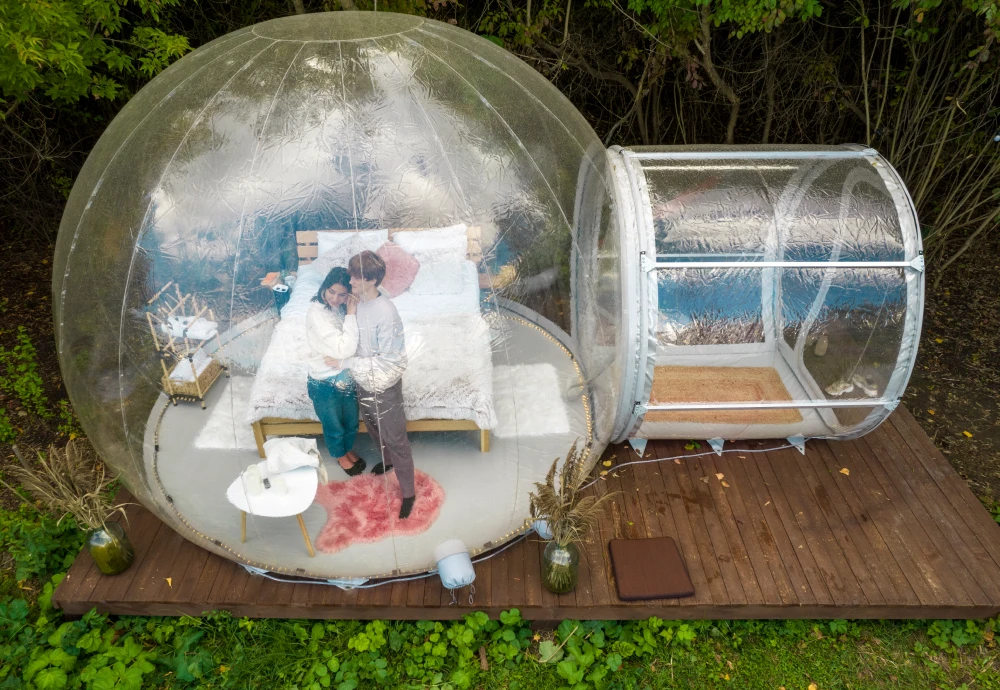 the bubble tent